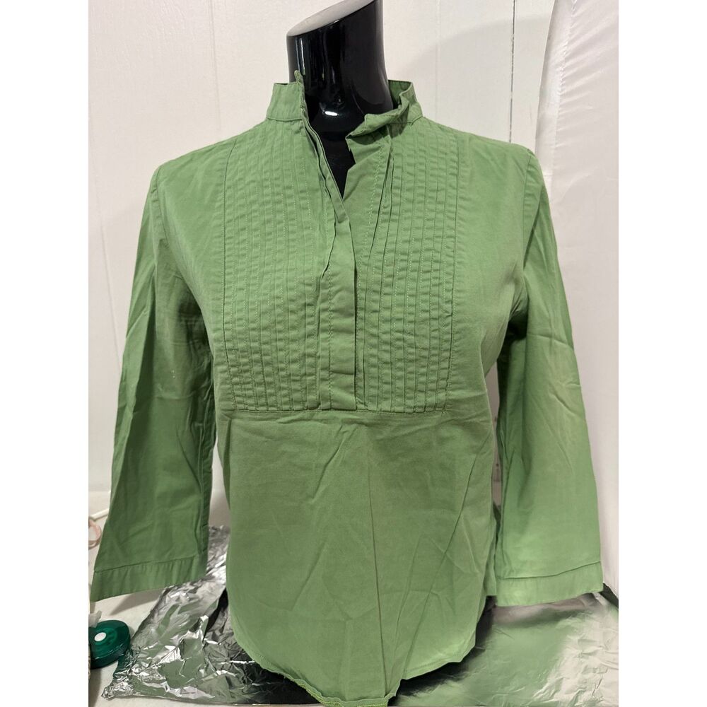 Y2K cotton shirt 3/4 sleeve